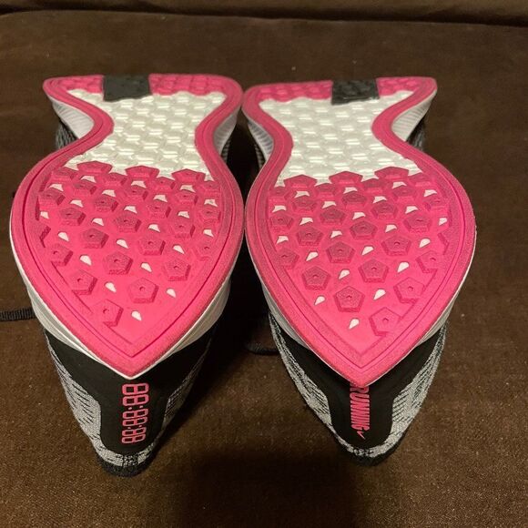 Unique Black Grey Pink NIKE Turbo 2 Mens 8.5 US 42 EUR Pink Insoles - Picture 6 of 8